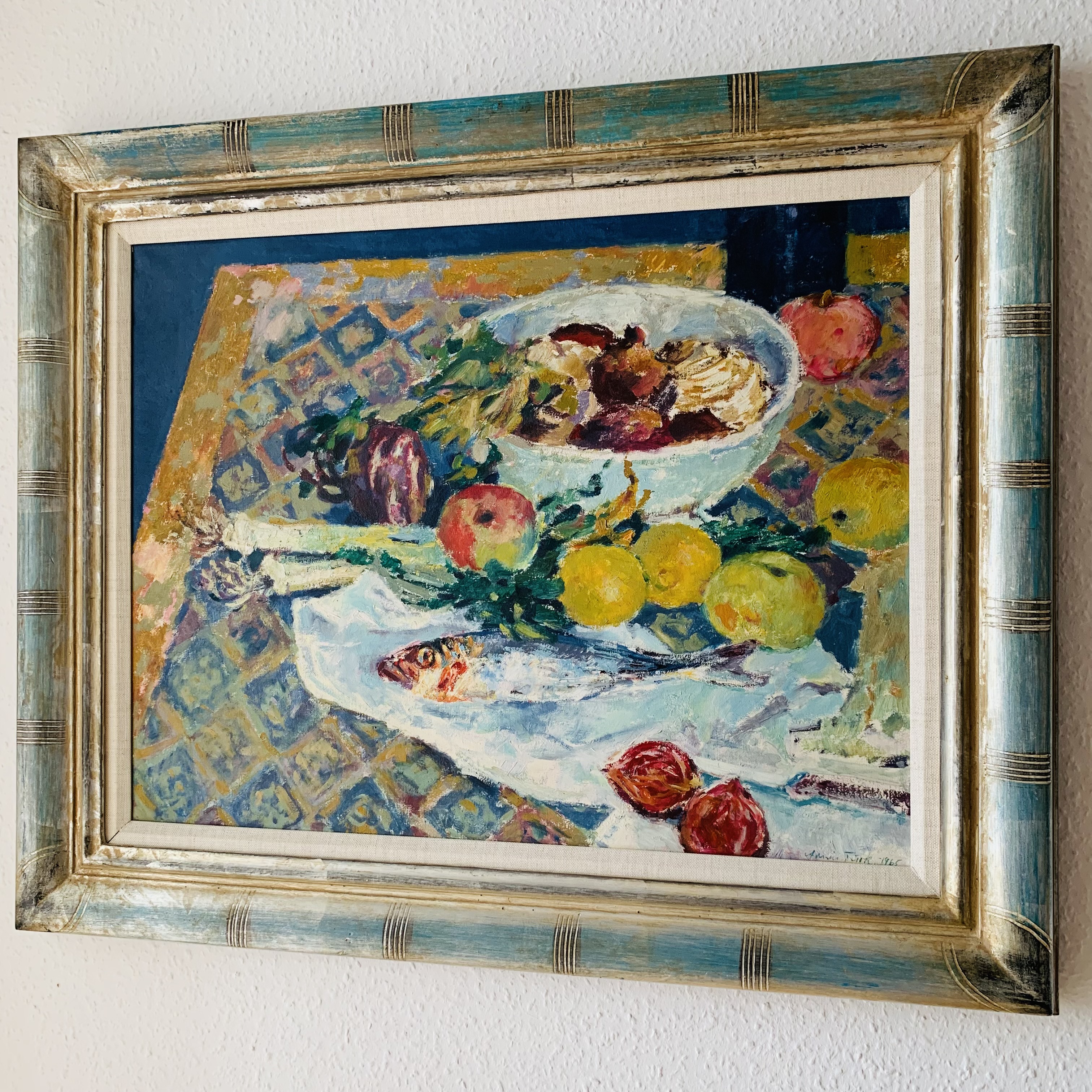 Armin Turk, Stillleben mit Fisch, 1965, (c) Volker Bahr 