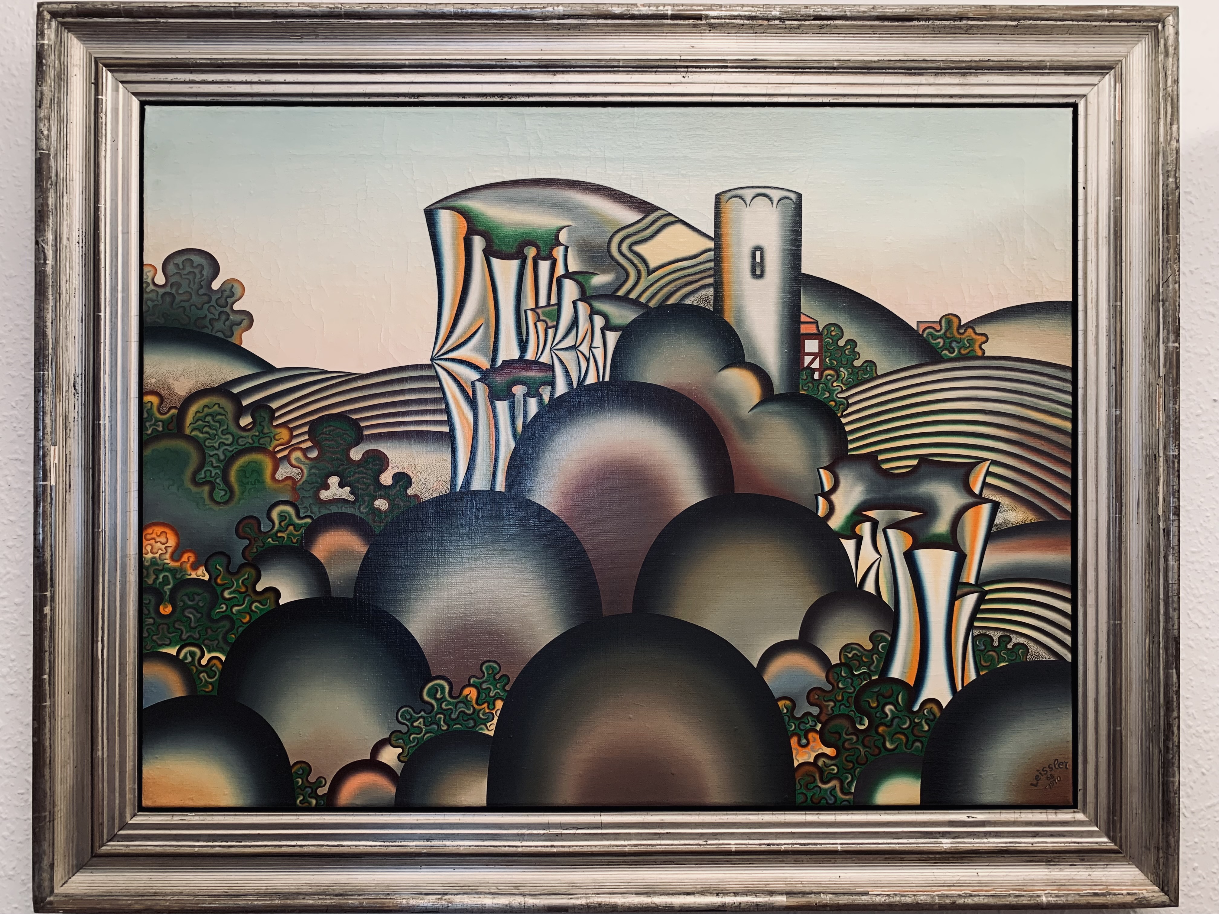 Arnold Leissler, Toskanische Landschaft, 1968/70, (c) Volker Bahr